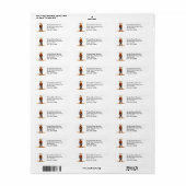 Little Cowgirl Rücksendeadresse (Vorne)