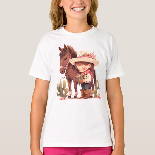 Little Cowgirl T-Shirt (Vorderseite)