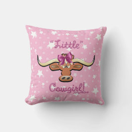 Little Cowgirl Throw Kissen