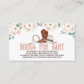 Little Cowgirl Western Floral Books for Baby Begleitkarte (Vorderseite)