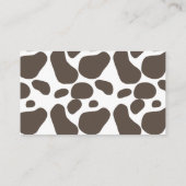 Little Cowgirl Western Floral Diaper Raffle Ticket Begleitkarte (Rückseite)