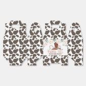 Little Cowgirl Western Floral Girl Baby Shower Geschenkschachtel (Ungeklappt)