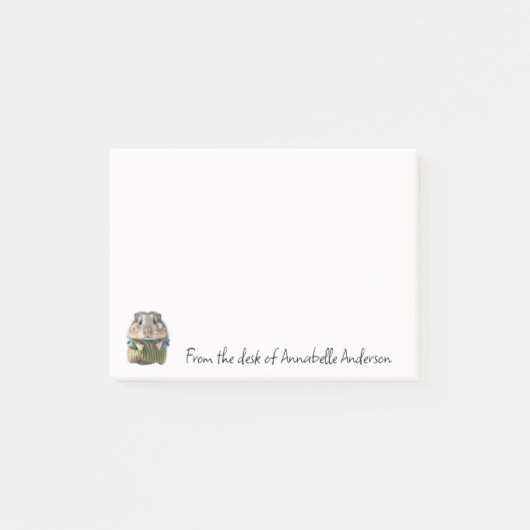 Little Critters Hamster personalize Notes Post-it Klebezettel (Vorderseite)