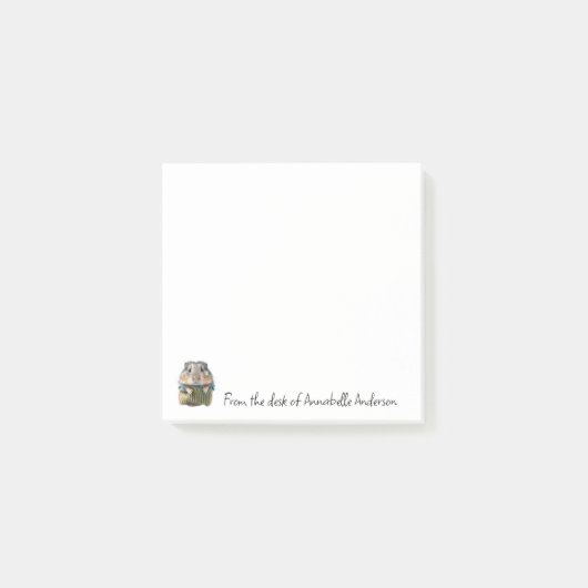 Little Critters Hamster Postit Notes Post-it Klebezettel (Vorderseite)