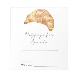 Little Croissant Birthday Time Capsul Meldung Notizblock