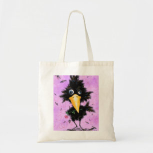 Little Crow mit Rose Tote Bag - Gentleman Tragetasche