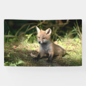 Little Cub Red Fox Banner (Horizontal)