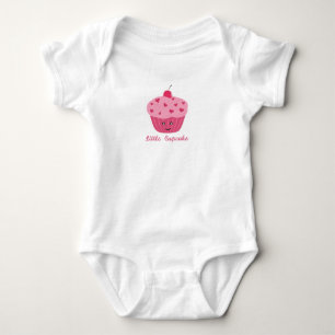 Little Cupcake Baby Jersey Bodysuit Strampler