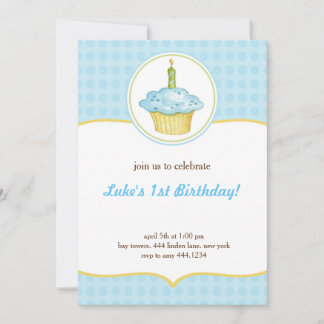 Little Cupcake Einladung zum ersten Geburtstag