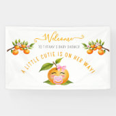 Little Cutie Baby Shower Banner (Horizontal)