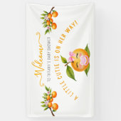 Little Cutie Baby Shower Banner (Vertikal)