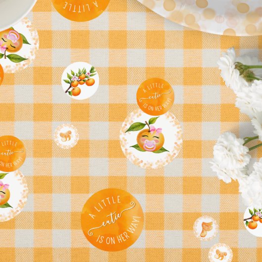 Little Cutie Baby Shower Table Confetti Konfetti