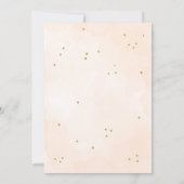 Little Cutie Citrus Orange Baby Shower Einladung (Rückseite)