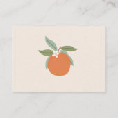 Little Cutie Citrus Oranges Books for Baby Begleitkarte (Rückseite)
