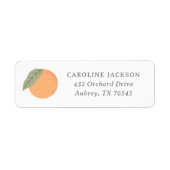 Little Cutie Citrus Return Address Label (Vorne)