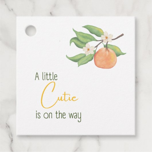 Little Cutie Favor-Anhänger Geschenkanhänger (Vorderseite)