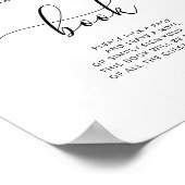 Little cutie Guest book Poster (Ecke)