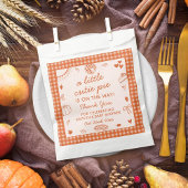 Little Cutie Pie On The Way! Fall Baby Shower Geschenktütchen