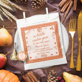 Little Cutie Pie On The Way! Fall Baby Shower Geschenktütchen