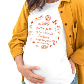 Little Cutie Pie On The Way! Fall Baby Shower T-Shirt
