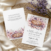 Little Cutie Pie Watercolor Baby Shower Einladung