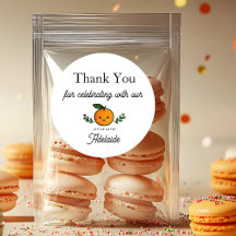 Little Cutie Sticker Birthday Party Decor