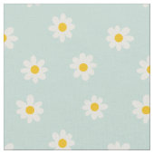 Little Daisies / soft teal  Stoff (Nahaufnahme)