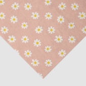 Little Daisies - staubiger Aprikose Seidenpapier (Detail)
