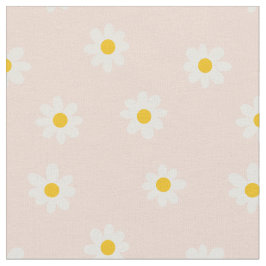 Little Daisies - weiche Aprikose Stoff