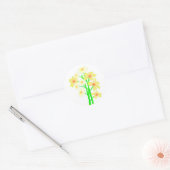 Little Daisy Bouquet Runder Aufkleber (Umschlag)