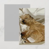 Little Daisy der Hund Dankeskarte (Vorne/Hinten)