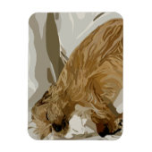 Little Daisy Hund Magnet (Vertikal)