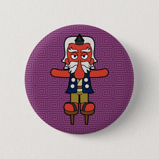 Little Daitengu Yokai Button (Vorderseite)