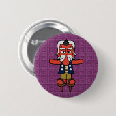 Little Daitengu Yokai Button (Vorne & Hinten)