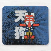Little Daitengu Yokai Grunge Mousepad (Vorne)