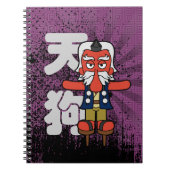 Little Daitengu Yokai Grunge Notizblock (Vorderseite)