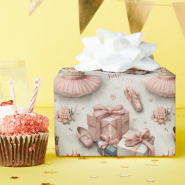 Little Dancer’s Tutu and Ballet Slipper Geschenkpapier
