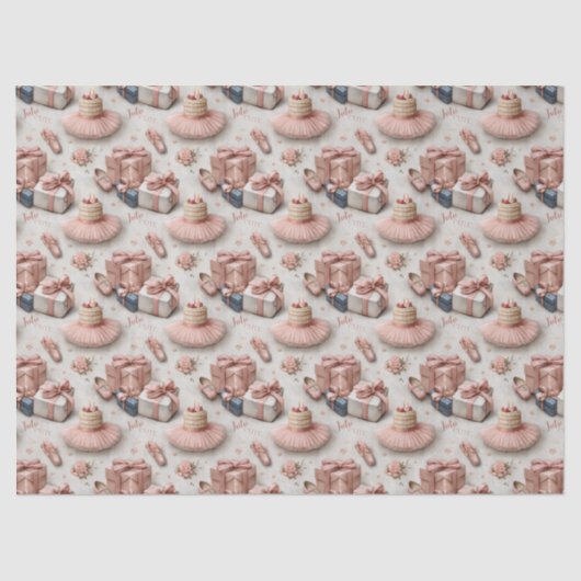 Little Dancer’s Tutu and Ballet Slipper Seidenpapier (Vorderseite)