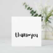 Little Dankeschön Herz Dankeskarte (Stehend Vorderseite)