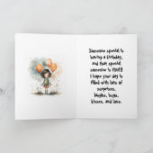 LITTLE DARLIN BIRTHDAY CARD DANKESKARTE (Innenseite)