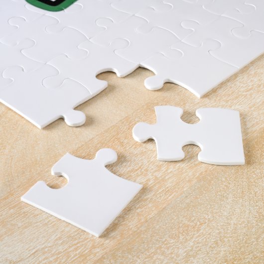 Little Dee mit Santa "Merry & Bright" Design Puzzle (Seite)