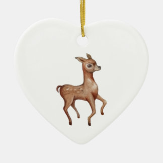 Little Deer Character Keramik Ornament