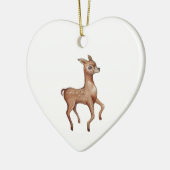 Little Deer Character Keramik Ornament (Links)