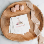 Little Deer First Birthday Party Personalisiert Serviette