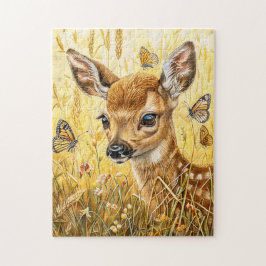 Little Deer in der insektenreichen Wiese Puzzle