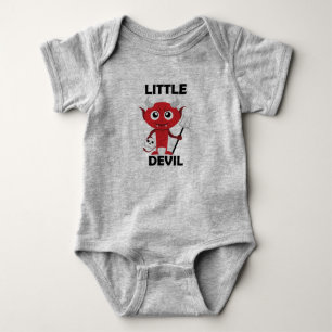 Little Devil - Baby Jersey Bodysuit Strampler