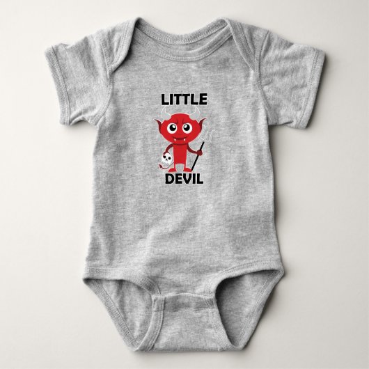 Little Devil - Baby Jersey Bodysuit Strampler (Vorderseite)