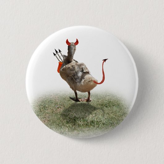 Little Devil Duck Button (Vorderseite)