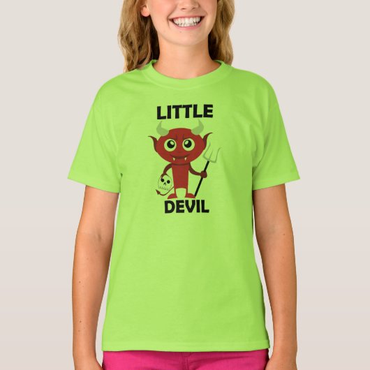 Little Devil - Girls' Basic T - Shirt (Vorderseite)