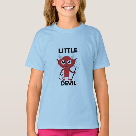 Little Devil - Girls' Basic T - Shirt (Vorderseite)